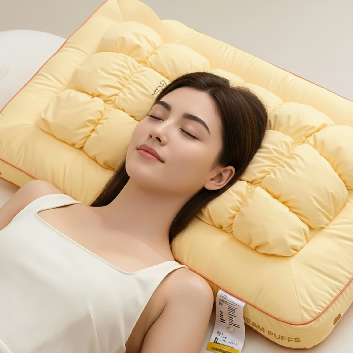 A single monstera leaf in a clear glass vase against a white background.
