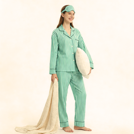 Nublia Fresh Morning Stripe Loungewear Set