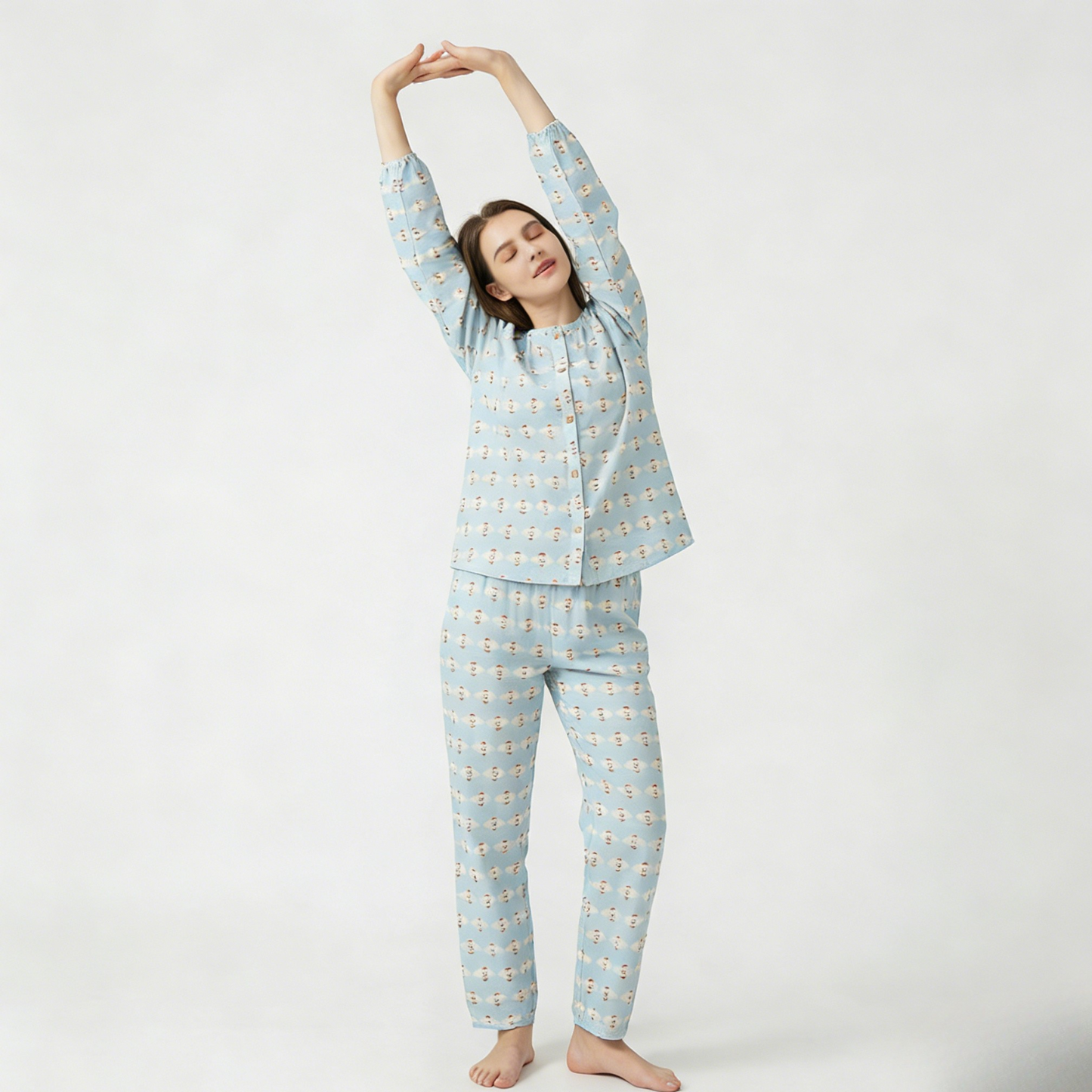 Nublia Soft Cloud Cotton Pajama Set