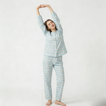 Nublia Soft Cloud Cotton Pajama Set