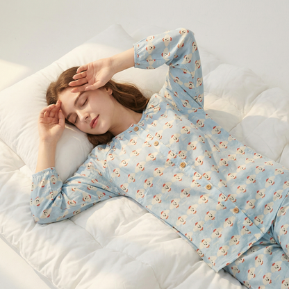 Nublia Soft Cloud Cotton Pajama Set