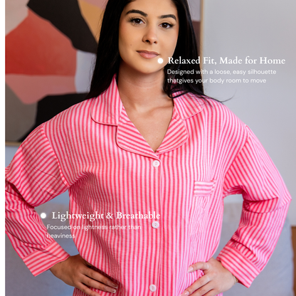 Nublia Fresh Morning Stripe Loungewear Set