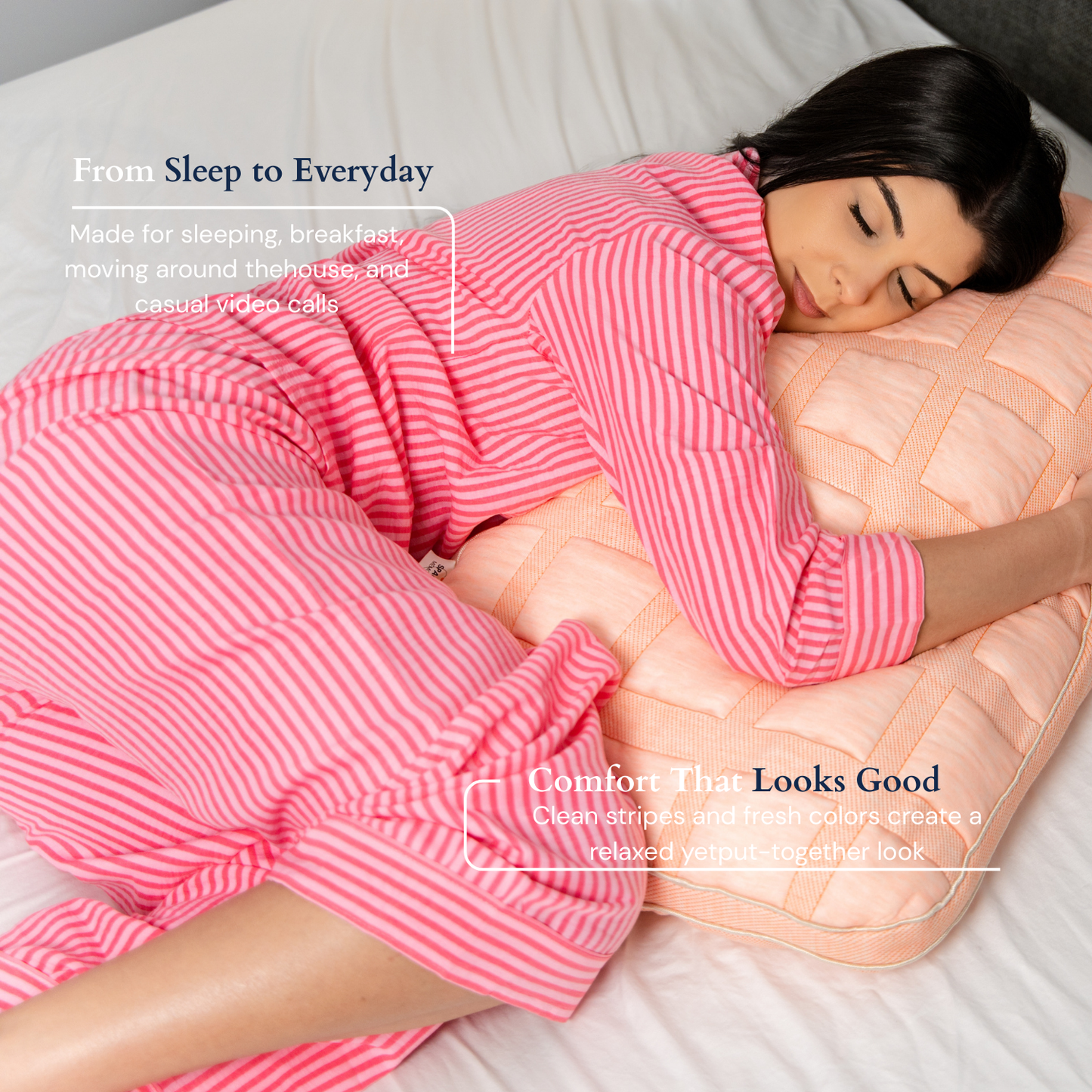 Nublia Fresh Morning Stripe Loungewear Set