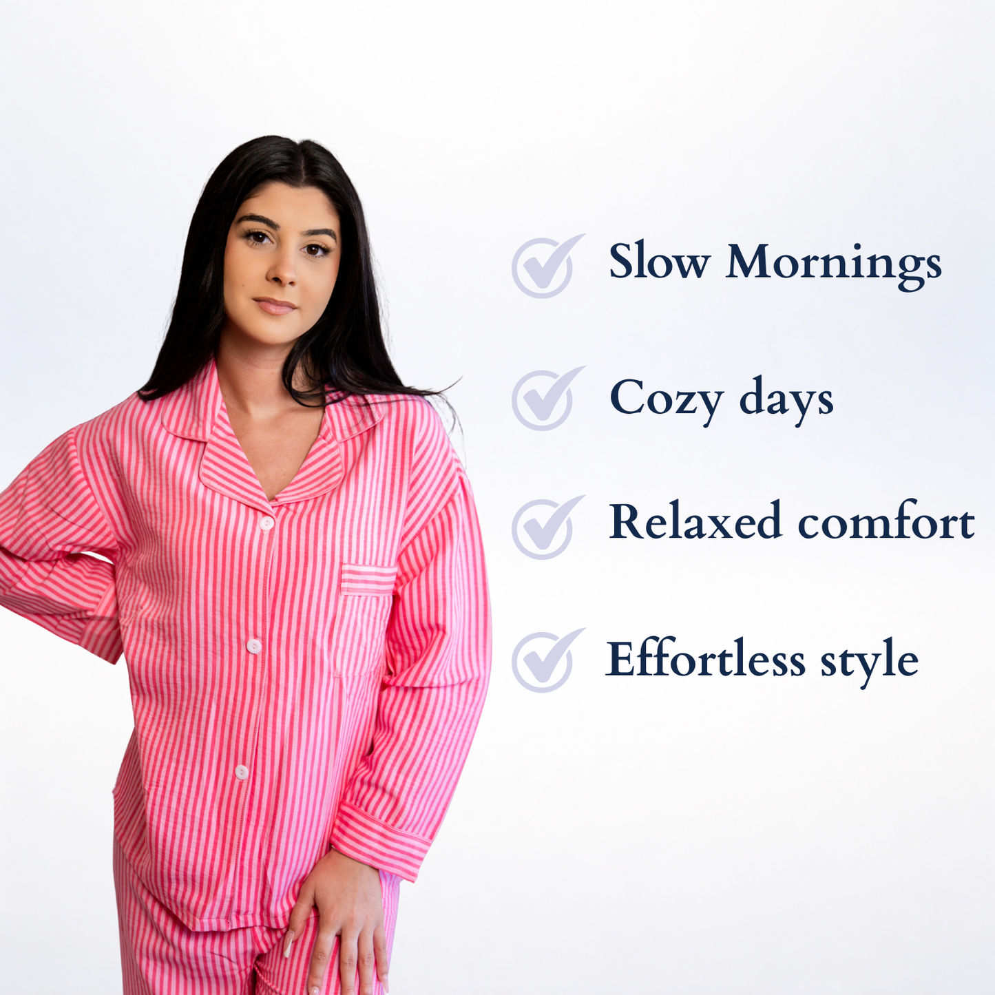 Nublia Fresh Morning Stripe Loungewear Set