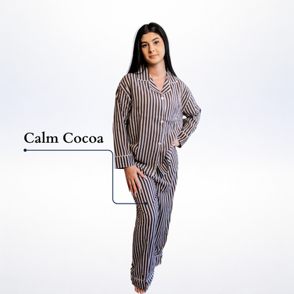 Nublia Fresh Morning Stripe Loungewear Set