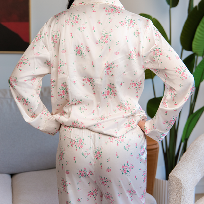 Nublia Rose Breeze Silky Pajama Set