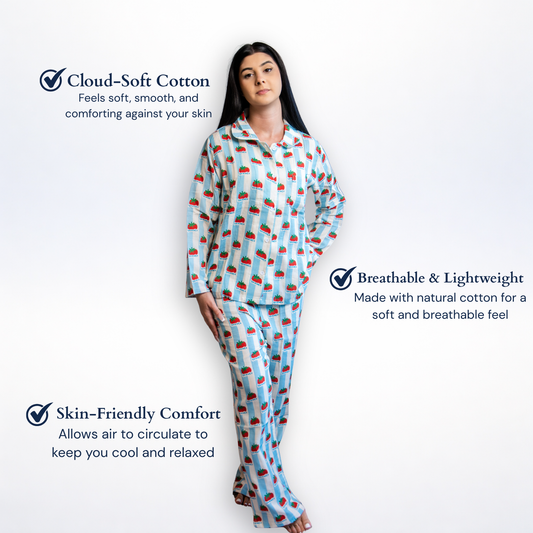 Nublia Soft Cloud Cotton Pajama Set