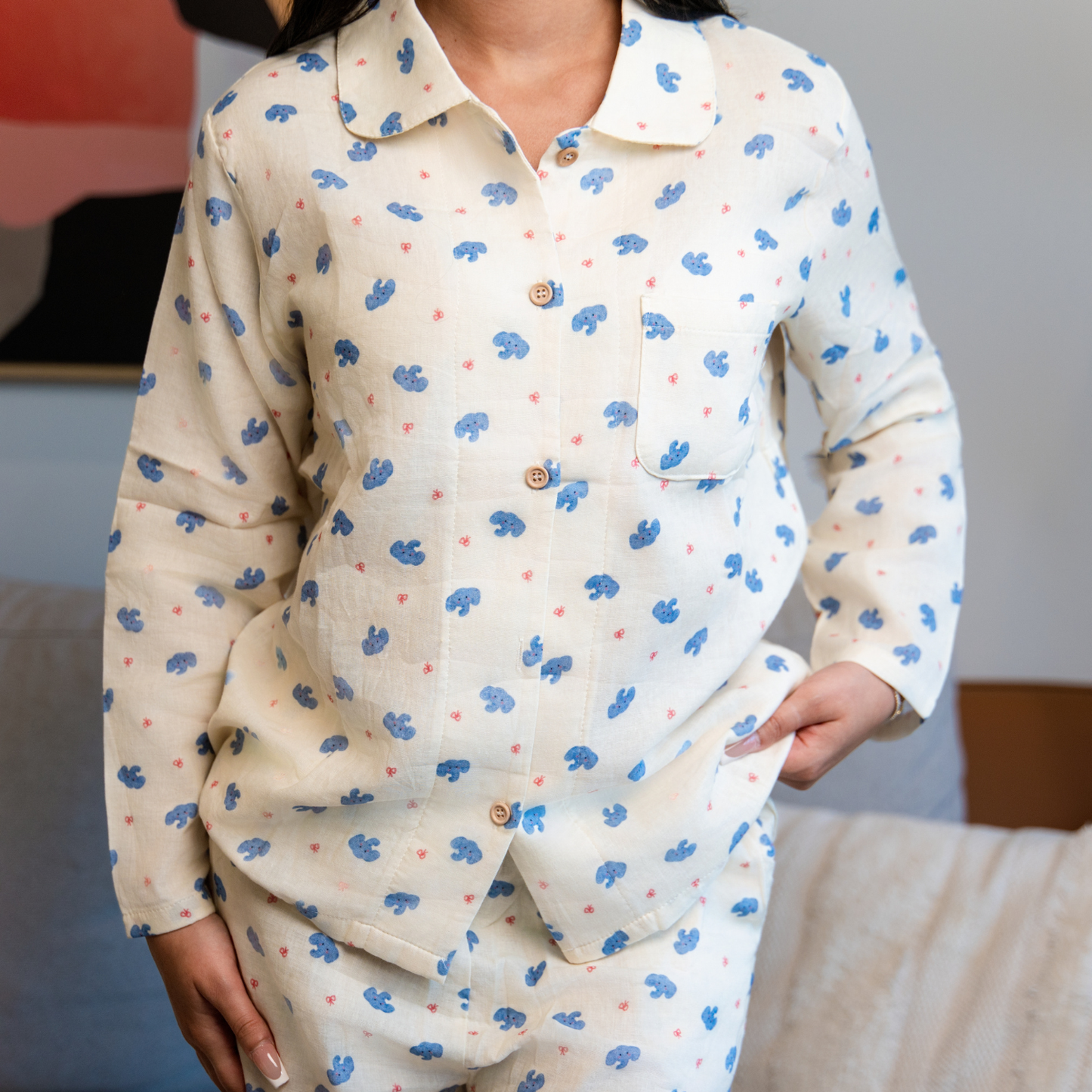 Nublia Soft Cloud Cotton Pajama Set