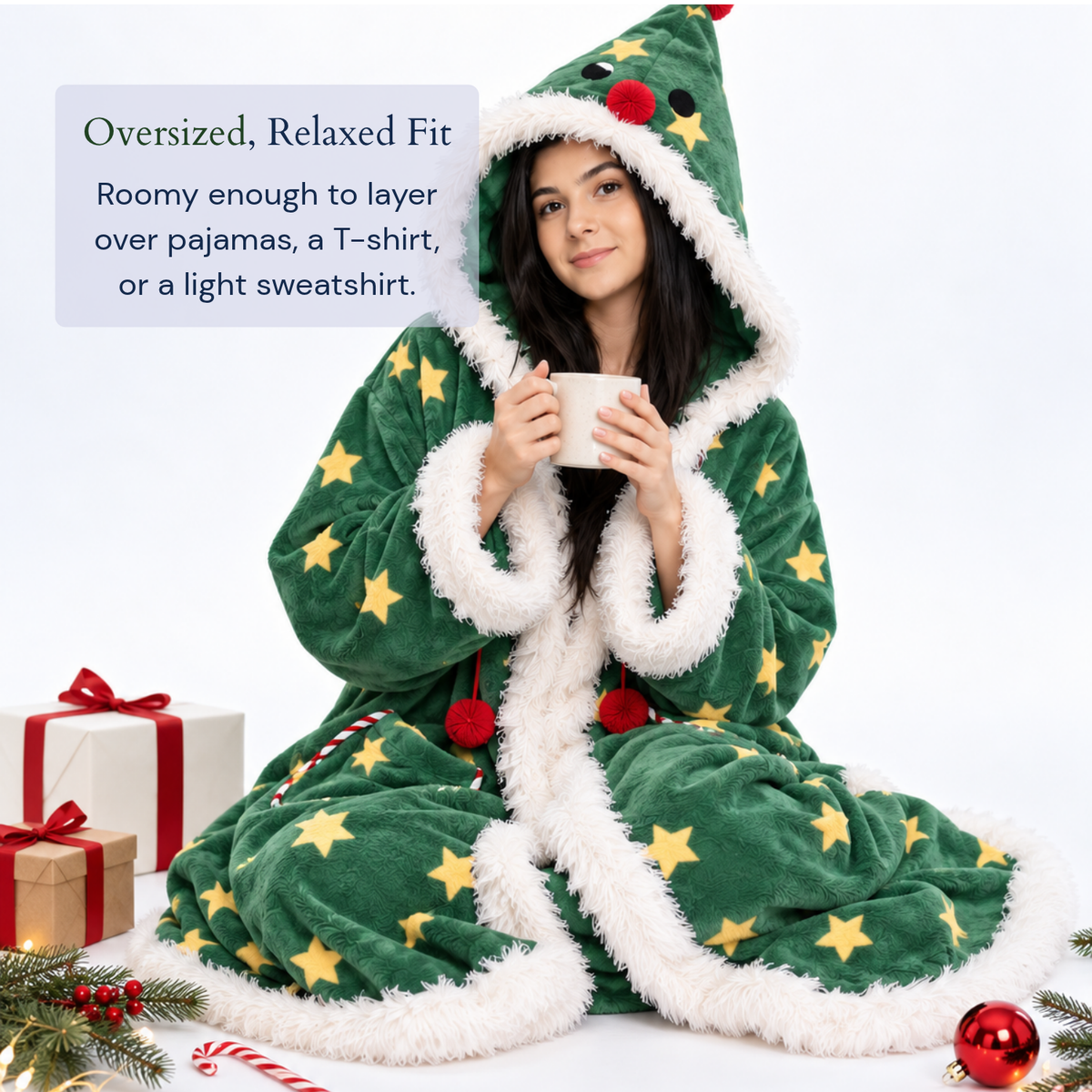 Nublia Christmas Tree Robe