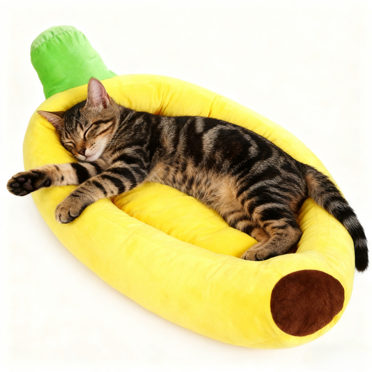 Nublia Banana Bliss Pet | Puppy | Kitty Bed