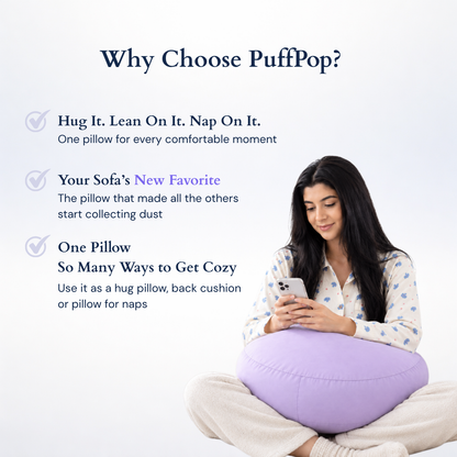Nublia PuffPop Cool-Touch Throw Pillow & Decorative Cushion