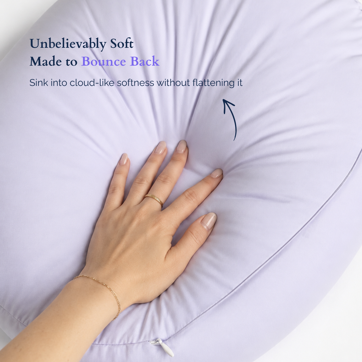 Nublia PuffPop Cool-Touch Throw Pillow & Decorative Cushion