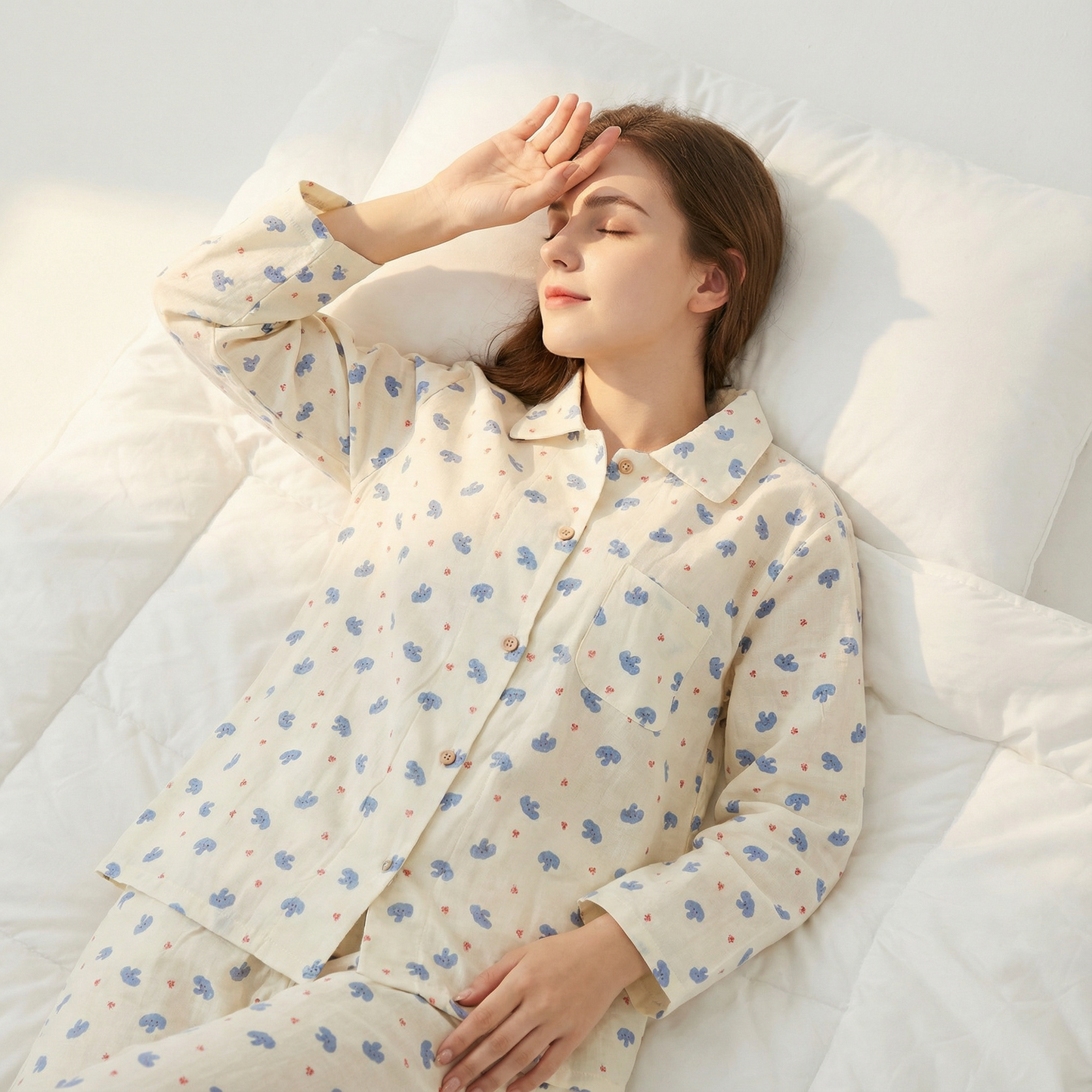 Nublia Soft Cloud Cotton Pajama Set